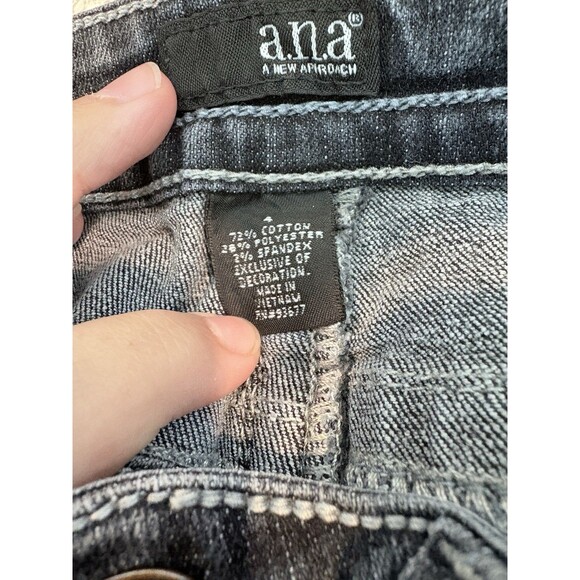 Ana Dark Wash Boot Cut Stretch Women’s Jeans Size 4 Small - Picture 6 of 7